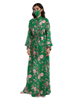 Floral Kaftan Dress