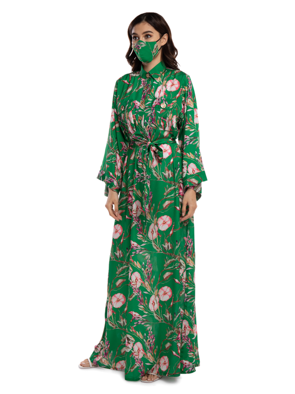 Floral Kaftan Dress