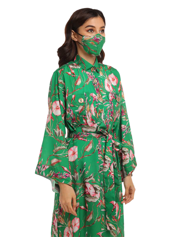 Floral Kaftan Dress