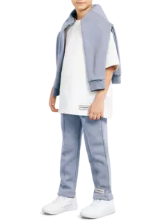 بنطال رياضي خفيف للركض للأطفال بقصة واسعة من الأعلى تضيق على الكاحل