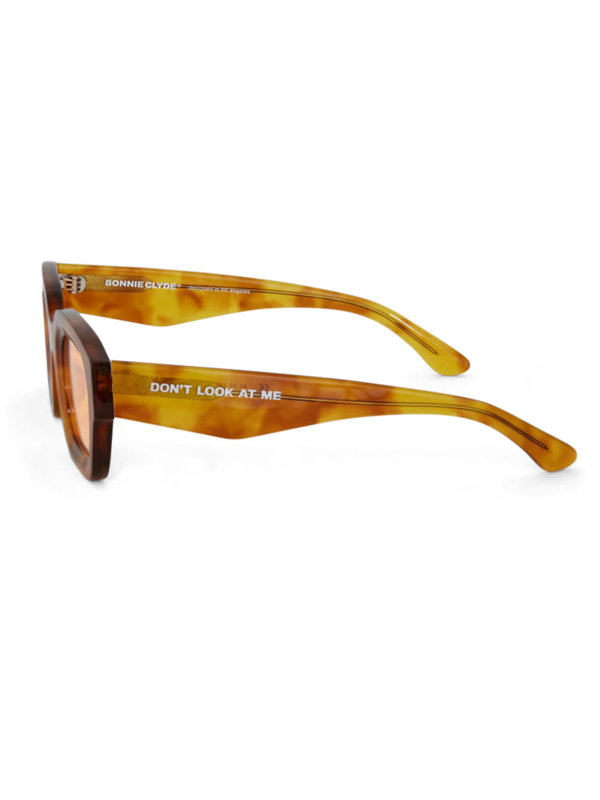 Boxy rectangular acetate eyewear