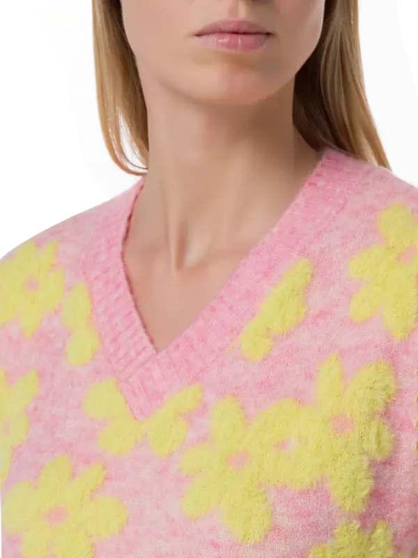 فيست إنتراسيا كبير الحجم مزين بزهور