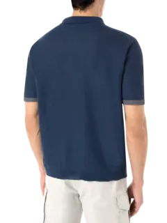 Short Sleeve Knitted Polo T-Shirt