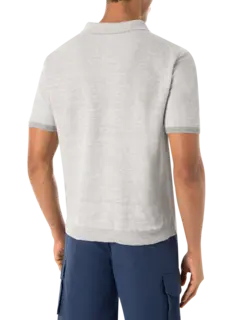 Short Sleeve Knitted Polo T-Shirt