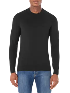 سترة بفتحة رقبة مستديرة