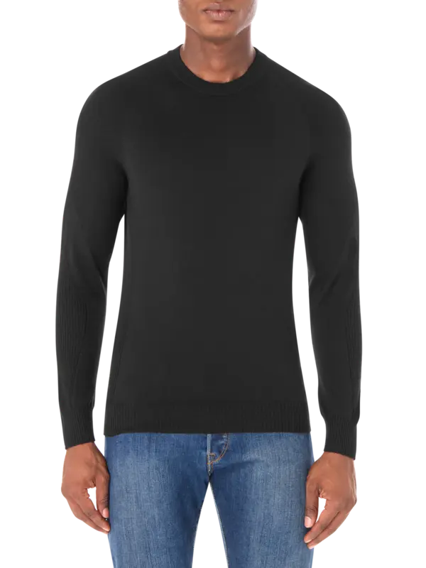 سترة بفتحة رقبة مستديرة