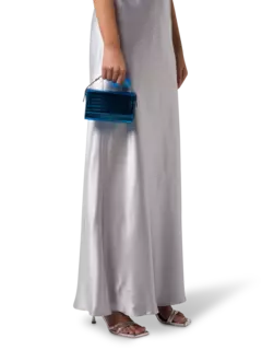 حقيبة كيت بلون معدني