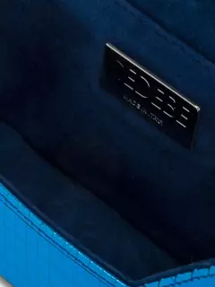 حقيبة كيت بلون معدني