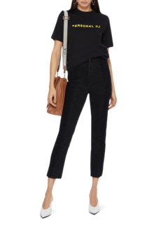 Black Crew-Neck T-Shirt