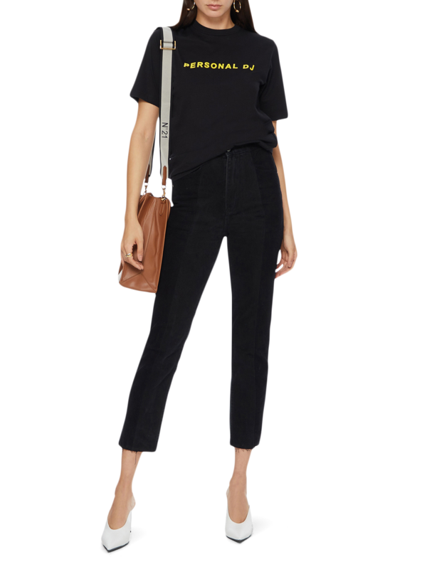 Black Crew-Neck T-Shirt