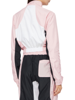 Black/Pink/White Colour Block Jacket