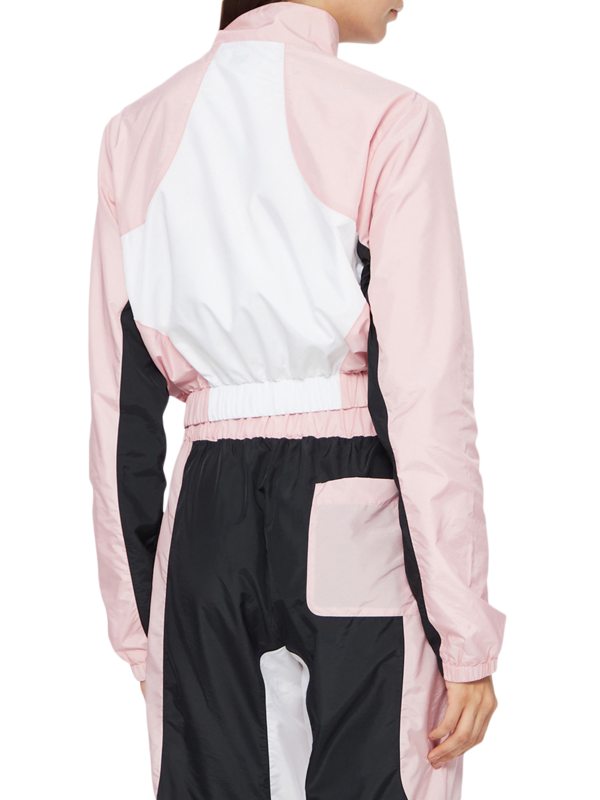 Black/Pink/White Colour Block Jacket