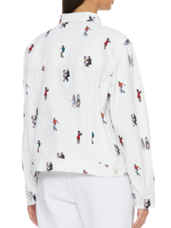 Off White Dancers Print Jacket