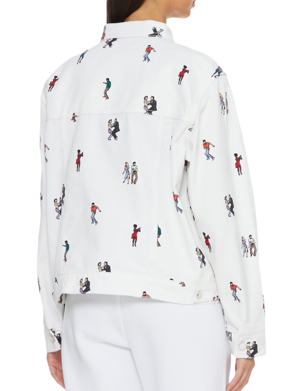 Off White Dancers Print Jacket