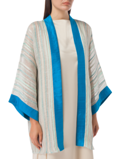 BLUE LINEN JACKET