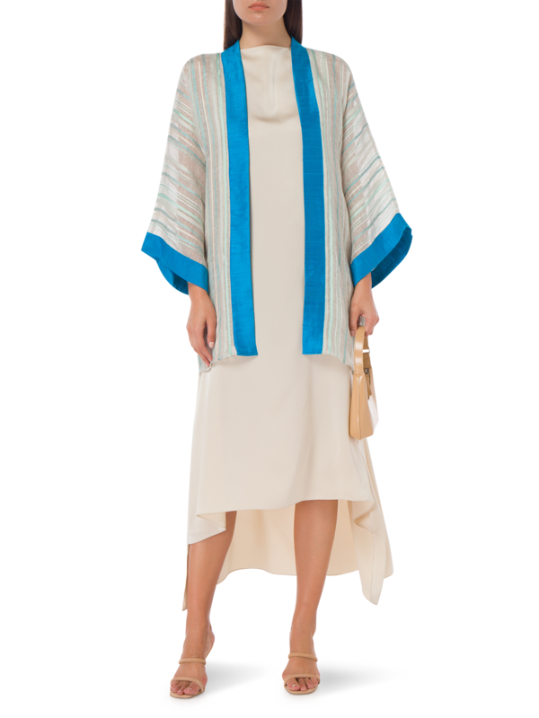 BLUE LINEN JACKET