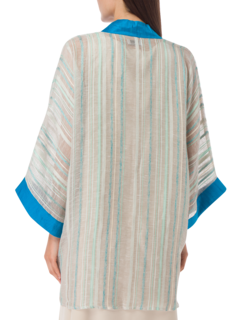 BLUE LINEN JACKET