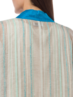 BLUE LINEN JACKET
