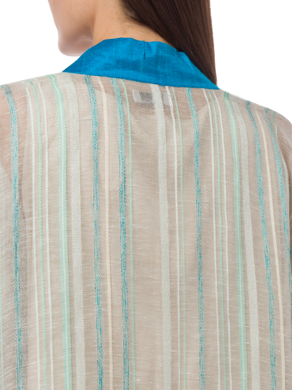 BLUE LINEN JACKET