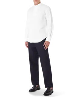 قميص كتان بأكمام طويلة لافيس