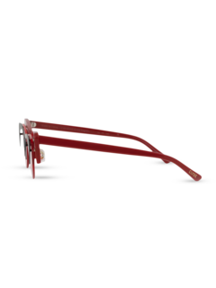 Slim cat-eyed acetate frame sunglasses