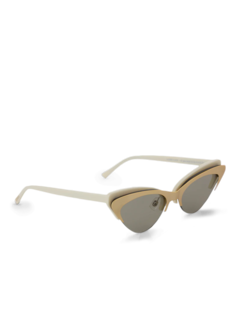 Slim cat-eyed acetate frame sunglasses