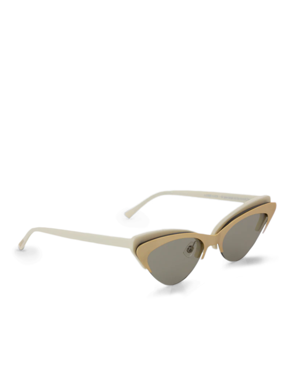 Slim cat-eyed acetate frame sunglasses