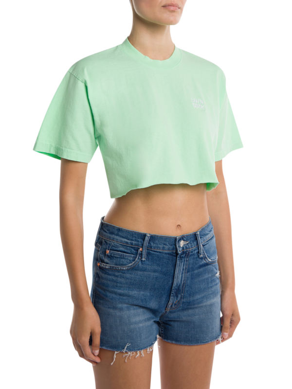 Green Cropped T-Shirt