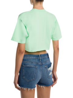 Green Cropped T-Shirt