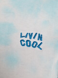 Blue-And-White Tie-Dye Sweatshirt