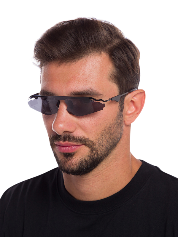Futuristic Shades with Zigzag Lenses