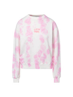 TIE DYE OVERSIZE CREWNECK EMBROIDERED