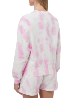 TIE DYE OVERSIZE CREWNECK EMBROIDERED