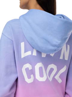 Dip Dyed Printed Hoodie