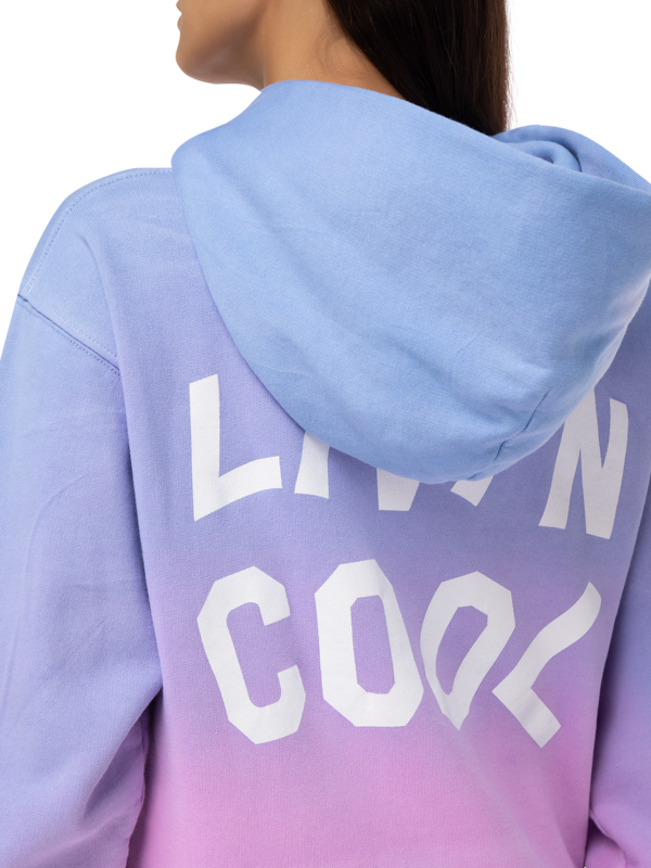 Dip Dyed Printed Hoodie
