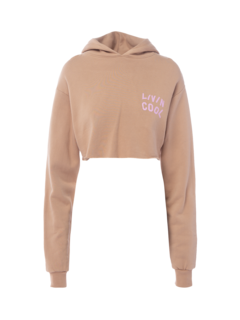 Graphic Cropped Hoodie