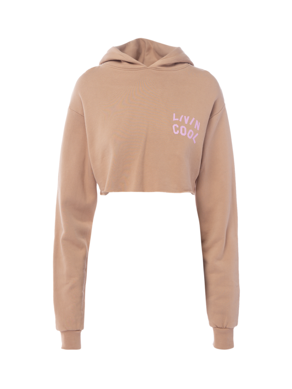 Graphic Cropped Hoodie