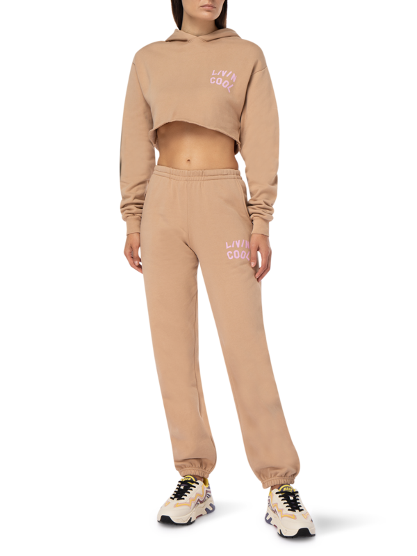 Graphic Cropped Hoodie