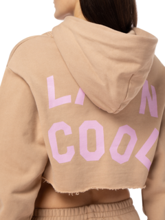 Graphic Cropped Hoodie