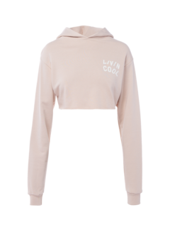 Graphic Cropped Hoodie
