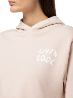 Graphic Cropped Hoodie