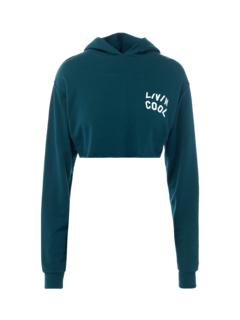 Graphic Cropped Hoodie