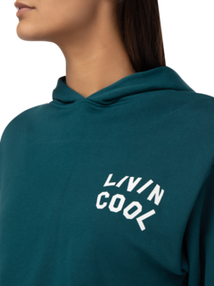 Graphic Cropped Hoodie