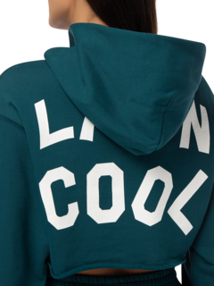Graphic Cropped Hoodie