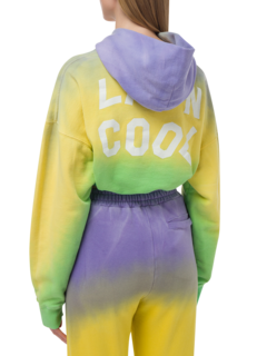 OMBRE CROP HOODIE LOGO