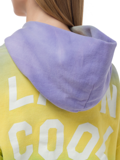 OMBRE CROP HOODIE LOGO
