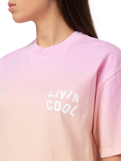 Graphic Dip-Dye T-Shirt