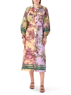 فستان هانسل طويل بتصميم قميص