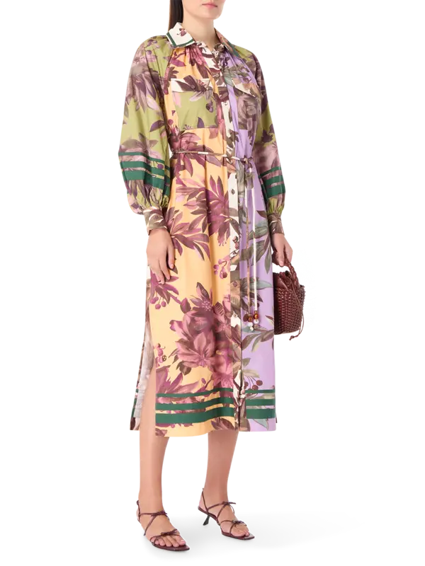 فستان هانسل طويل بتصميم قميص