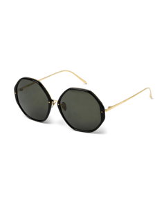 Alona 22kt Gold-Plated Sunglasses